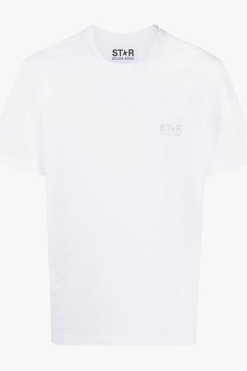 T-shirt Bianco Uomo Stampa Posteriore Stella - 1