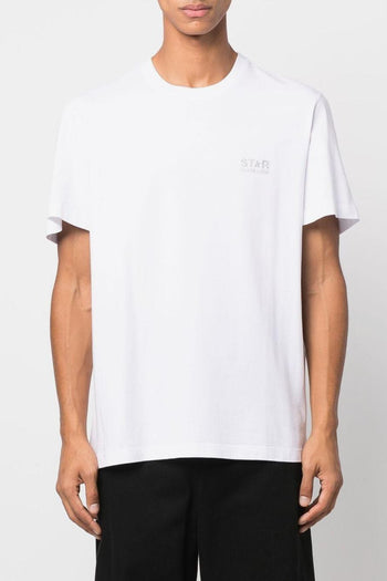 T-shirt Bianco Uomo Stampa Posteriore Stella - 5