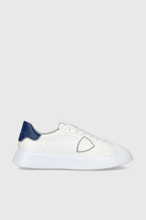 Sneaker Temple West Pelle Bianco/Blu