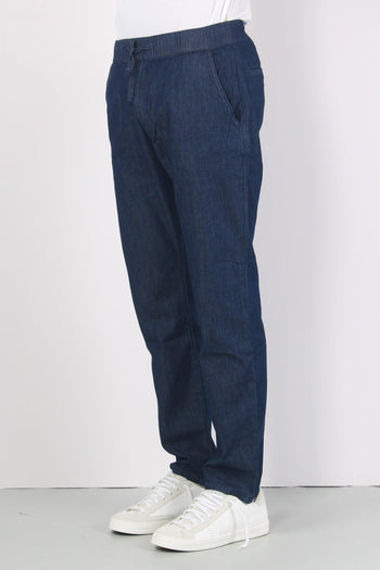 Denim Coulisse Relaxed Denim Scuro - 5