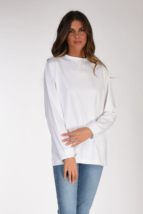 T-shirt Over Bianco Donna