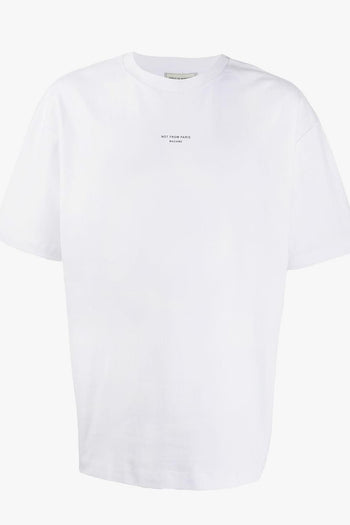 T-shirt Bianco Uomo Not From Paris Madame - 7