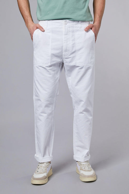 Corea Pantalone Bianco Uomo - 2