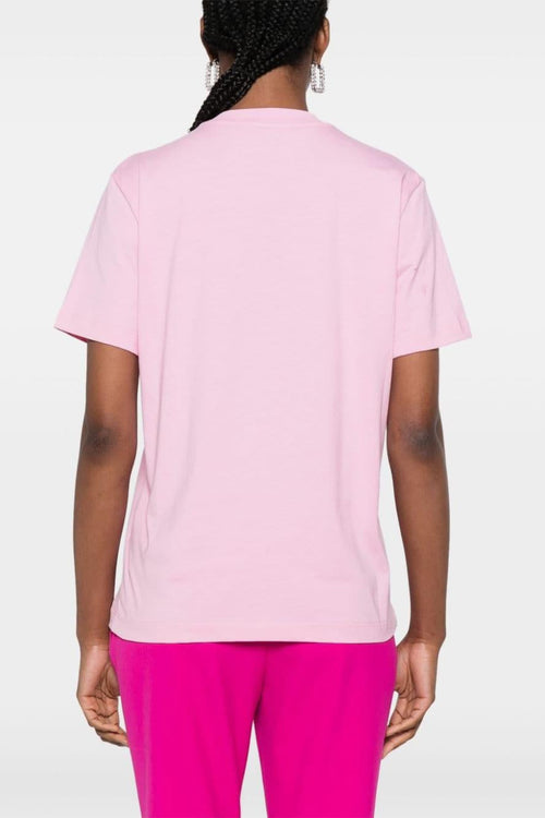 T-Shirt Cotone Rosa manica a 3/4 - 2