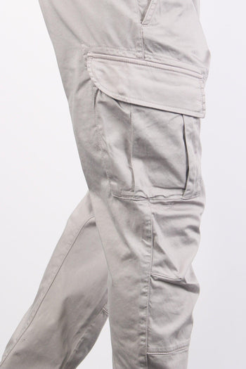 Pantalone Cargo Logo Drizzle Grey - 7