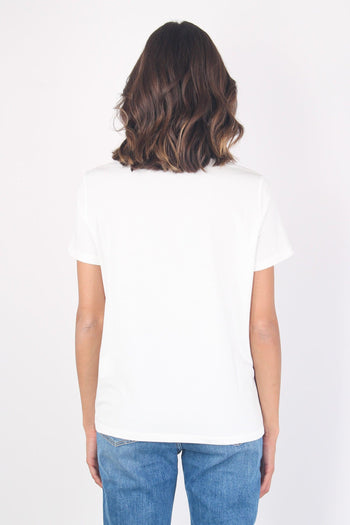 Magno T-shirt Bimateriale Ri Bianco - 3