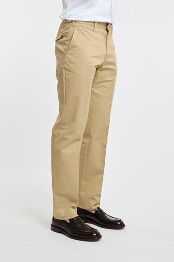 Pantalone Beige in 98% CO 2% EA - 3