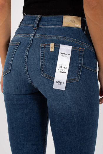Jeans Skinny Bottom Up Donna - 4