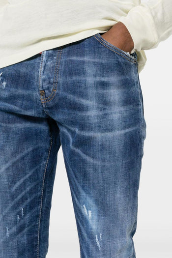 2 Jeans Blu Uomo skinny - 3