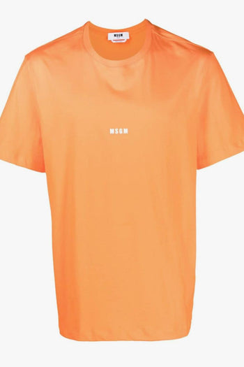 T-Shirt Arancione con logo classico - 5