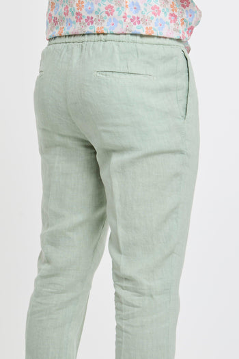 Pantalone Lino Verde - 6