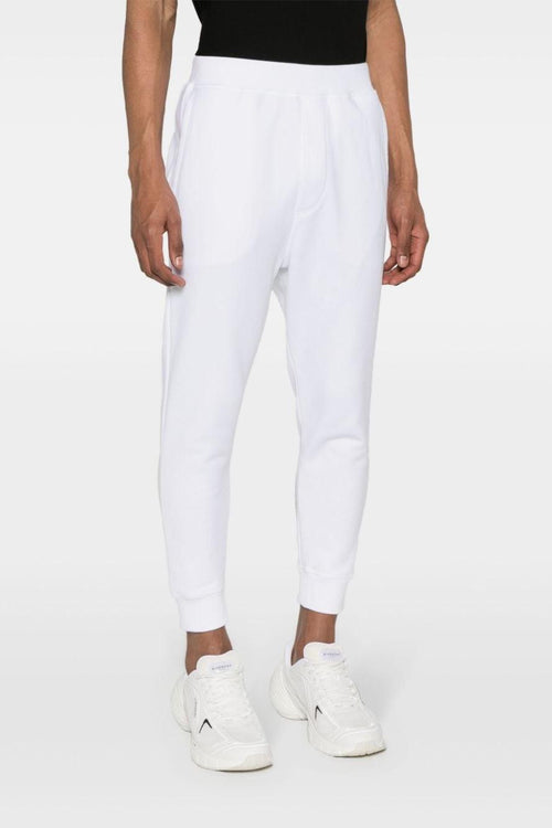 2 Pantalone Bianco Uomo sportivi affusolati con stampa - 2