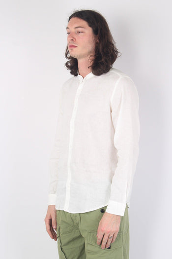 Camicia Lino Coreana White - 6
