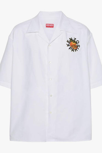 Camicia Cotone Bianco con logo - 5