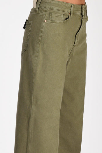 Pantalone Anessa Verde Donna - 4