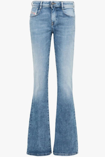 Jeans Blu Donna a vita bassa D-Ebbey - 5