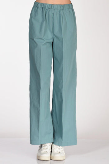 Pantalone Elastico Azzurro Donna - 3