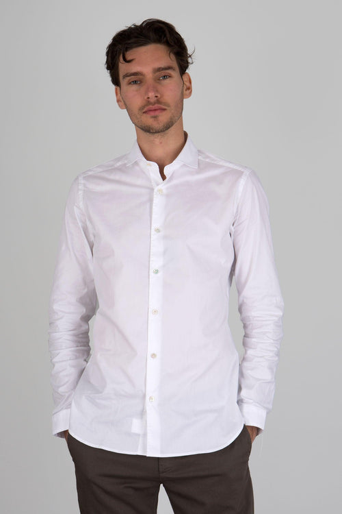 Camicia Collo Francia Bianco Uomo - 1