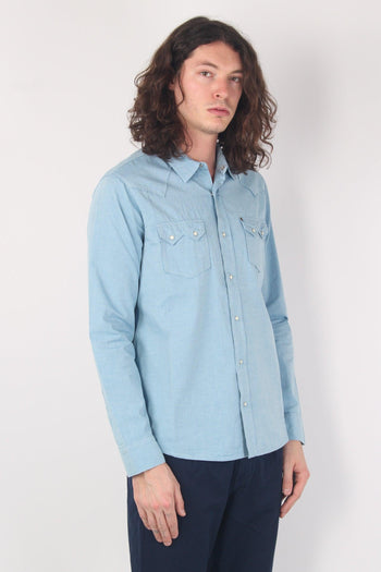 Camicia Regular Azzurro - 5