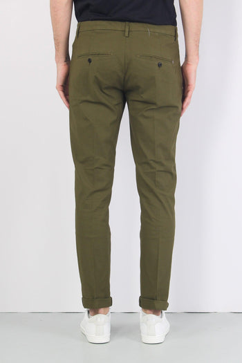 Gaubert Pantalone Chino Verde Militare - 3