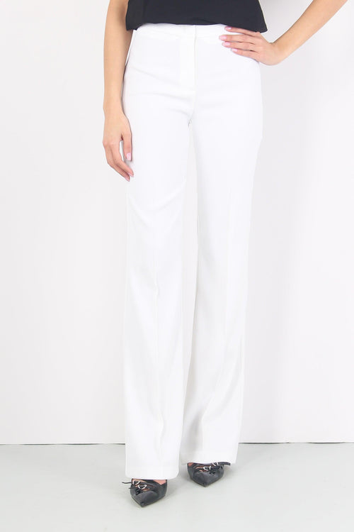 Hulka Pantalone Crepe White - 2
