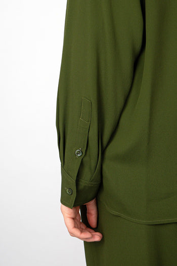 Camicia Verdiana Seta Verde - 6