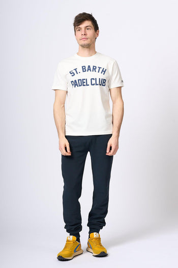 Saint Barth T-shirt Padel Club Bianco Uomo - 3