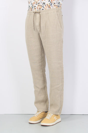Pantalone Coulisse Relaxed Sabbia - 7