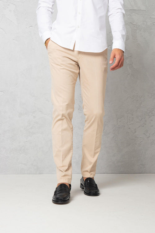 Pantalone slim in cotone stretch