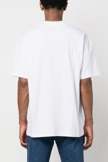 T-shirt Bianco Uomo Stampa Logo - 5
