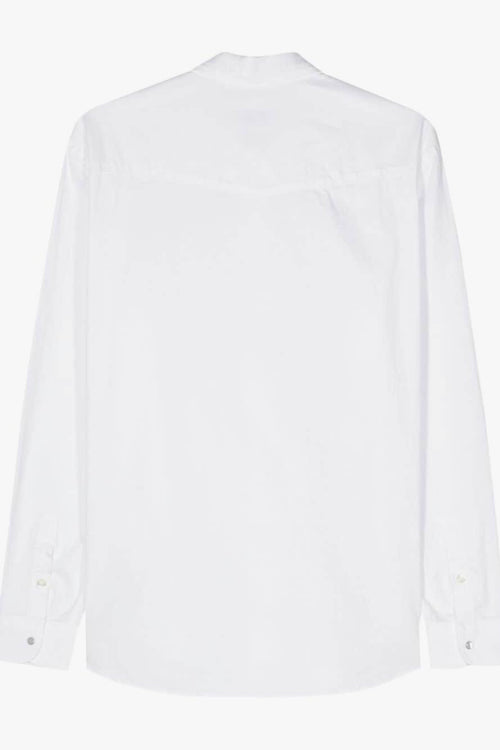 Camicia Bianco Uomo Tasche sul Petto - 2