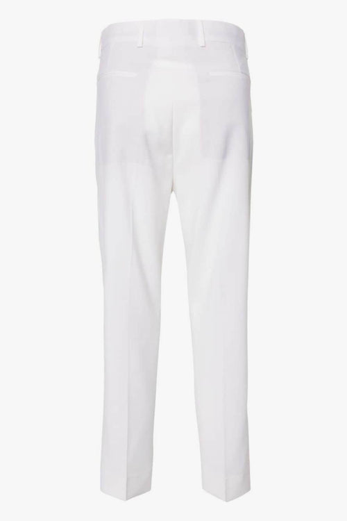 Pantalone Bianco Uomo sartoriali crop a vita media - 2