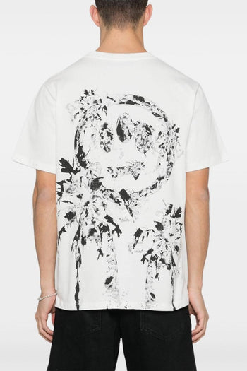 T-Shirt Cotone Bianco con grafica moderna - 5