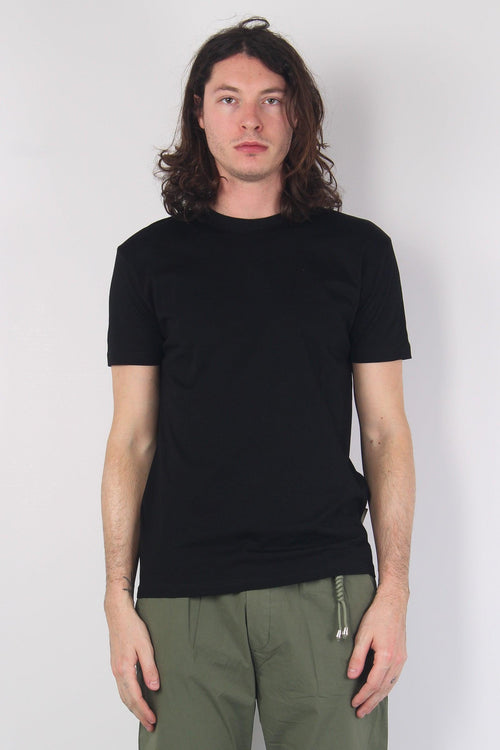 T-shirt Basica Cotone Black - 1