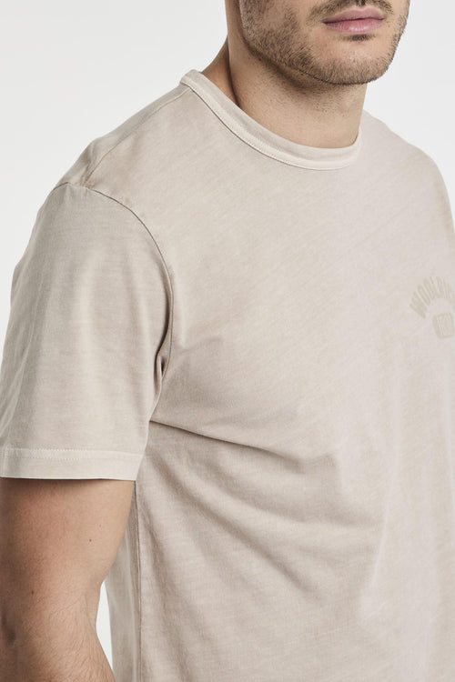 T-shirt tinta in capo in puro cotone - 2