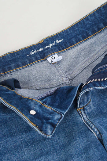 Jeans Authentic Cropped Denim Scuro - 9