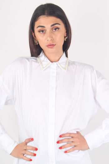 Camicia Perle Colletto Bianco - 9