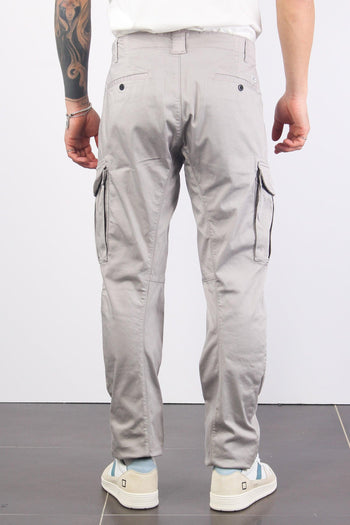 Pantalone Cargo Logo Drizzle Grey - 3