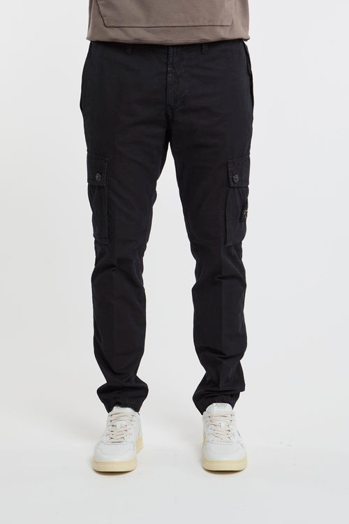 Pantalone Slim 100% CO Blu - 1
