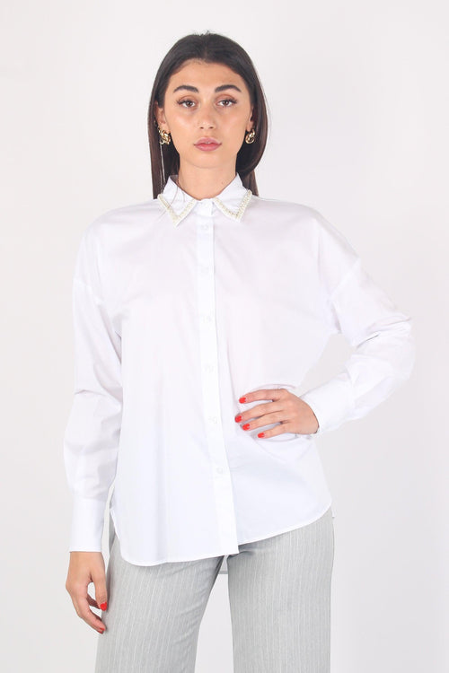 Camicia Perle Colletto Bianco - 1
