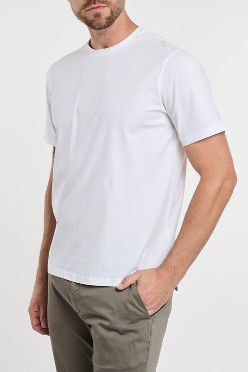 T-Shirt in 92% CO 8% EA Bianco