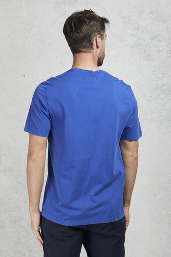 T-shirt Con Taschino Blu Uomo - 5