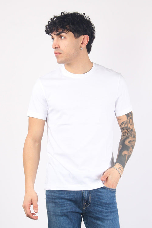 T-shirt Jersey Ricamo Bianco - 1