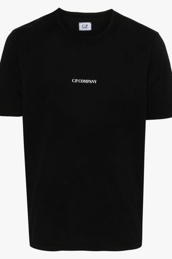 T-Shirt Jersey Morbido Nero con logo CP - 5