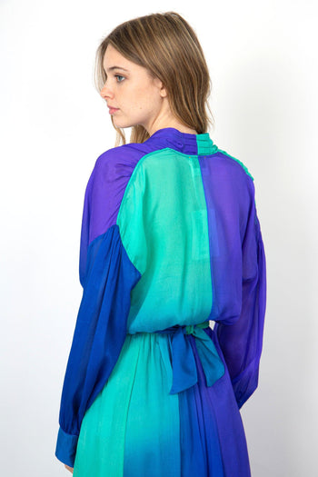 Camicia Fusciacca Crepon Seta Multicolore - 4