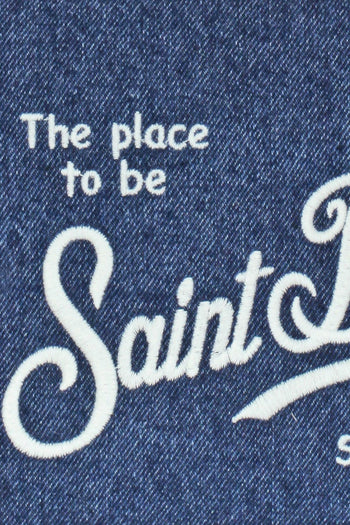 Saint Barth - Borsa piccola - 431419 - Denim scuro - 5