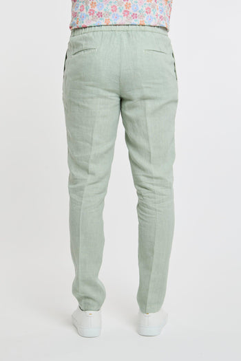 Pantalone Lino Verde - 5