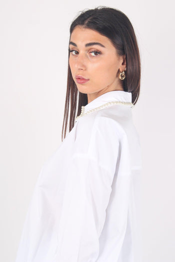 Camicia Perle Colletto Bianco - 8