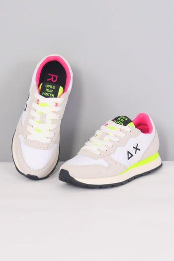 Sneaker Ally Solid Nylon Bianco/giallo - 5