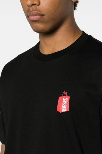 T-shirt Nero Uomo con logo - 3